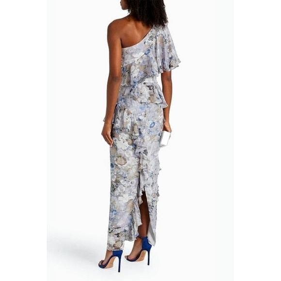 Mikael Aghal x Revolve Fairycore Ruffled One Shoulder Floral Maxi Dress - Picture 11 of 11